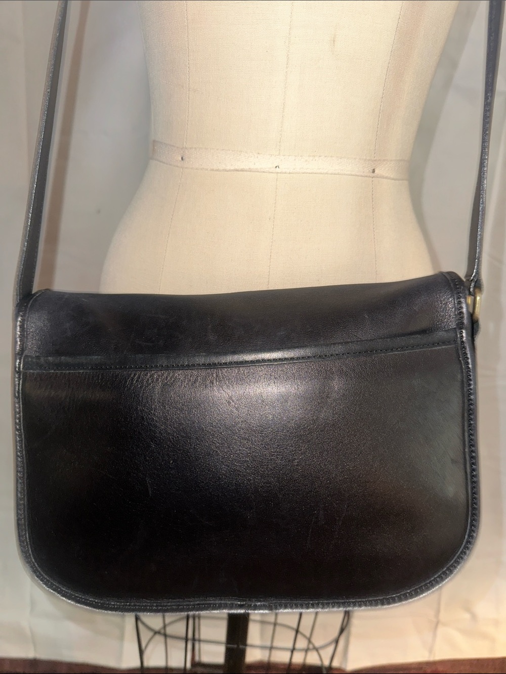 Vintage Coach city bag 9790 black - Picture 6 of 15